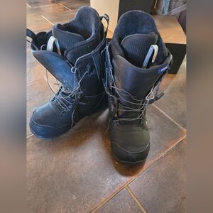 Black Snowboard Boots Mens 11.5
